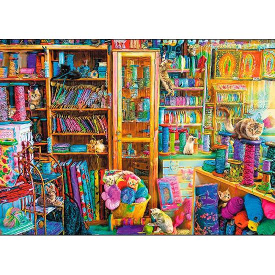 Puzzle Trefl Paraíso dos Gatos de 2000 Peças