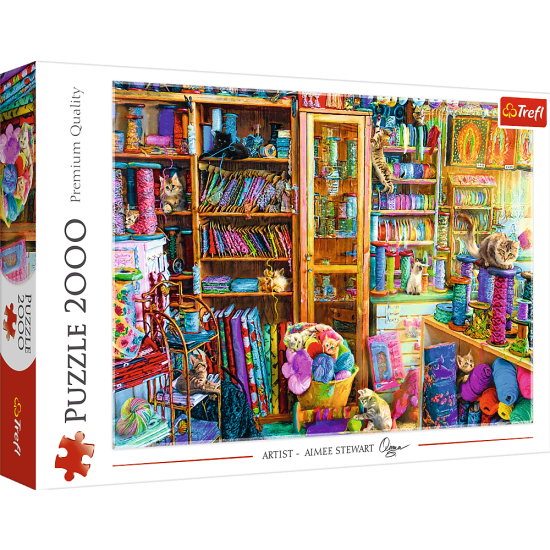 Puzzle Trefl Paraíso dos Gatos de 2000 Peças