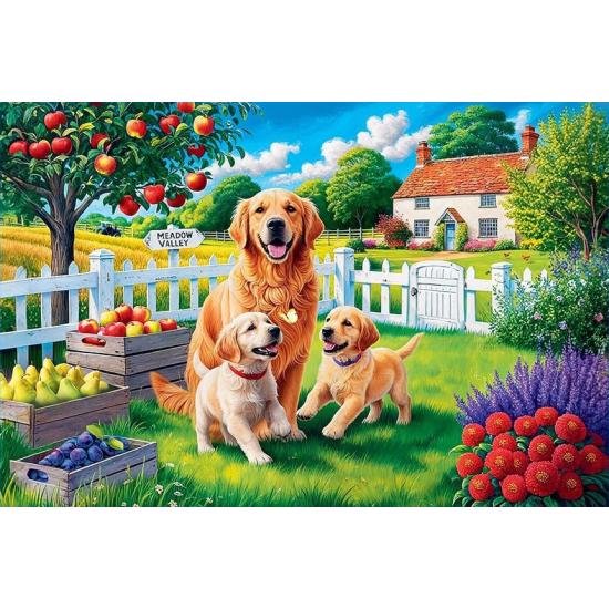 Puzzle Trefl Cães no Campo XXL de 300 Peças