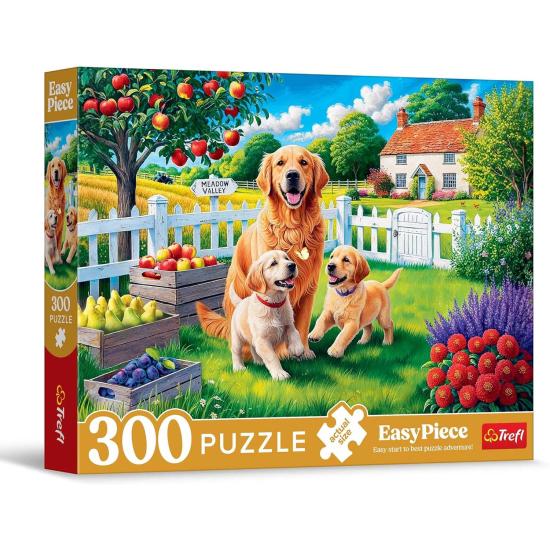 Puzzle Trefl Cães no Campo XXL de 300 Peças