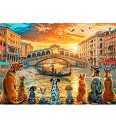 Puzzle Trefl Cães Em Veneza 1000 Peças