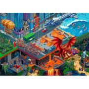 Puzzle Trefl Pixel City 1000 Peças
