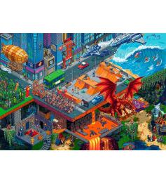Puzzle Trefl Pixel City 1000 Peças