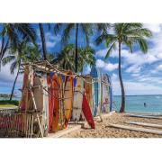 Puzzle Trefl Praia de Waikiki, Havaí de 1000 Peças