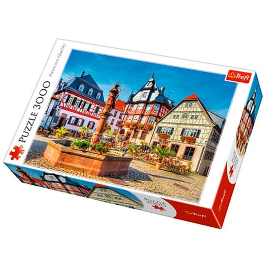 Trefl Puzzle Market Square, Heppenheim Alemanha 3.000 peças