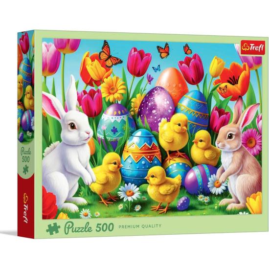 Puzzle Trefl Prado de Páscoa de 500 Peças