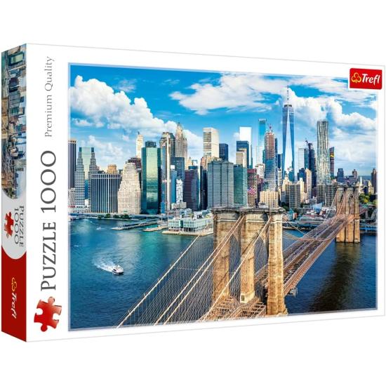 Puzzle Trefl Ponte do Brooklyn, Nova York de 1000 Peças