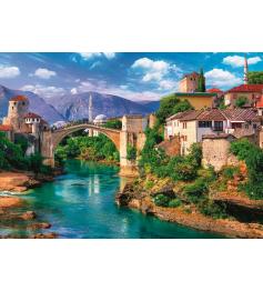 Puzzle Trefl Ponte Velha em Mostar, Bósnia de 500 Pzs
