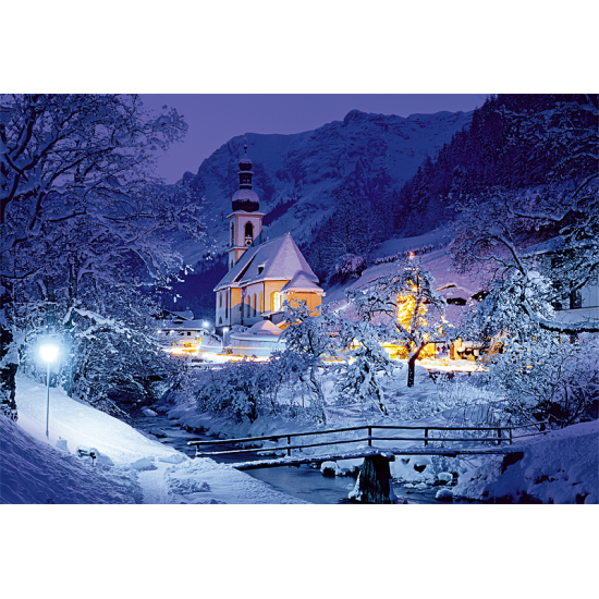 Puzzle Trefl Ramsau, Baviera, Os Alpes 1500 Peças