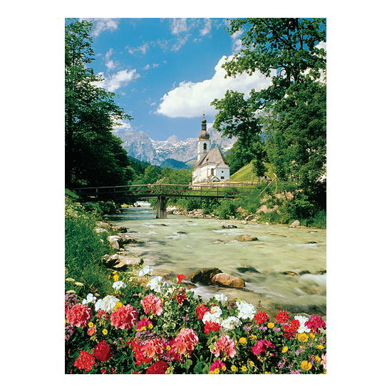 Puzzle Trefl Ramsau, Baviera, Os Alpes 3000 Peças