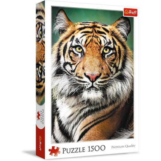 Puzzle Trefl Retrato de um Tigre de 1500 Peças