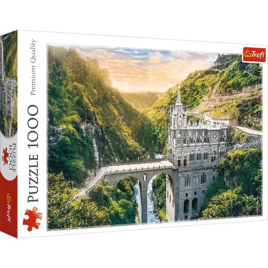 Puzzle Trefl Santuário de Las Lajas, Colômbia de 1000 Peças
