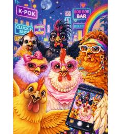 Puzzle Trefl Selfie De Galinha de 1000 Peças