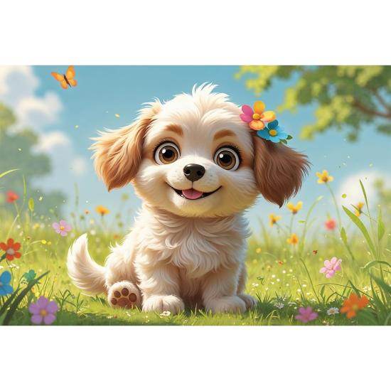 Puzzle Trefl Ser um Cachorrinho XXL de 60 Peças