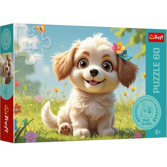 Puzzle Trefl Ser um Cachorrinho XXL de 60 Peças