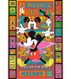 Puzzle Trefl Sentindo A Batida Com O Mickey Mouse 1000 Pçs