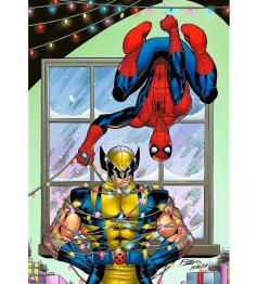 Puzzle Trefl Homem-Aranha E Wolverine Natal de 1000 Peças