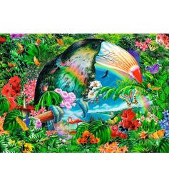 Puzzle Trefl Spiral Animais Tropicais de 1000 Peças