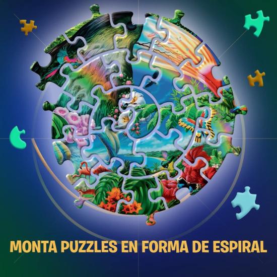 Puzzle Trefl Spiral Animais Tropicais de 1000 Peças Puzzle Trefl Spiral Animais Tropicais de 1000 Peças