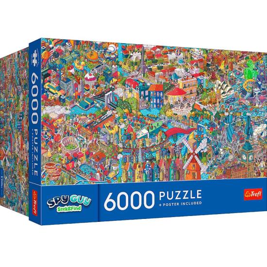 Puzzle Trefl Spy Guy – Procure E Encontre de 6000 Peças