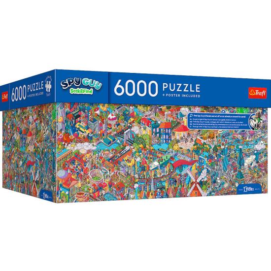 Puzzle Trefl Spy Guy – Procure E Encontre de 6000 Peças
