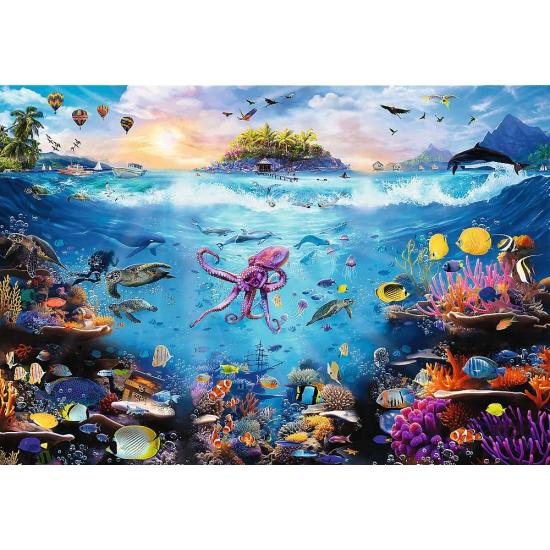 Puzzle Trefl Mergulhe No Paraíso Subaquático de 13500 Pçs