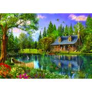 Puzzle Trefl Tarde Idílica no Lago de 4000 Peças