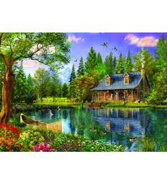 Puzzle Trefl Tarde Idílica no Lago de 4000 Peças