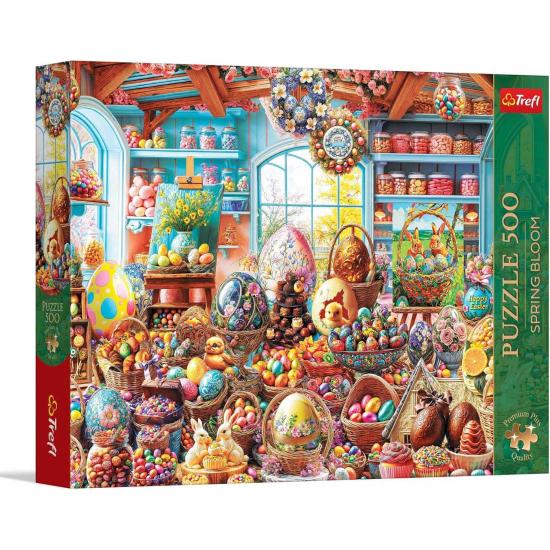 Puzzle Trefl Loja de Doces de Páscoa de 500 Peças