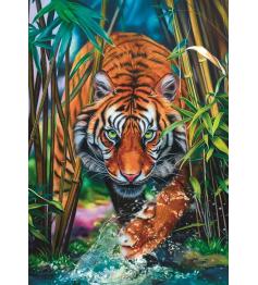 Puzzle Trefl Tiger Entre as Ervas de 1000 Peças