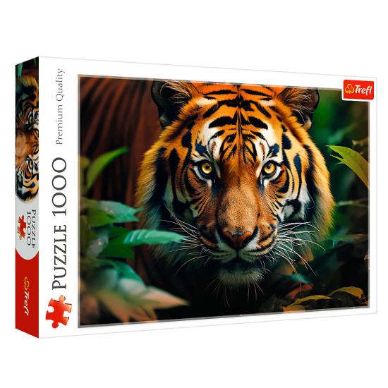 Puzzle Trefl Tigre Selvagem de 1000 Peças Puzzle Trefl Tigre Selvagem de 1000 Peças