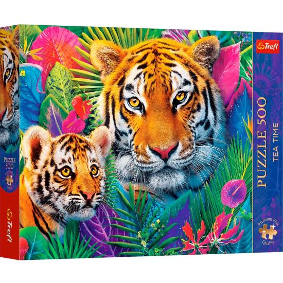 Puzzle Trefl Tigres Na Selva 500 Peças