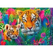 Puzzle Trefl Tigres Na Selva 500 Peças