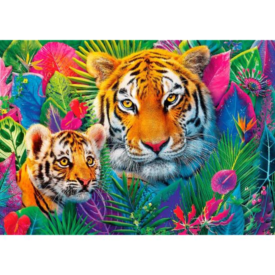 Puzzle Trefl Tigres Na Selva 500 Peças