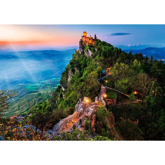 Puzzle Trefl Torre Cesta, São Marino de 1000 Peças Puzzle Trefl Torre Cesta, São Marino de 1000 Peças