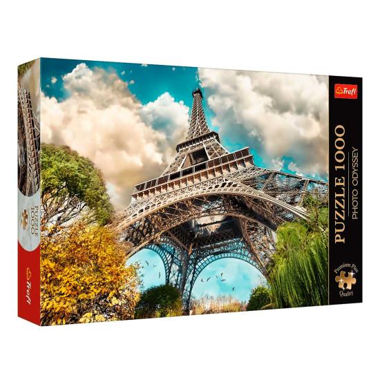 Puzzle Trefl Torre Eiffel Em Paris, França de 1000 Peças