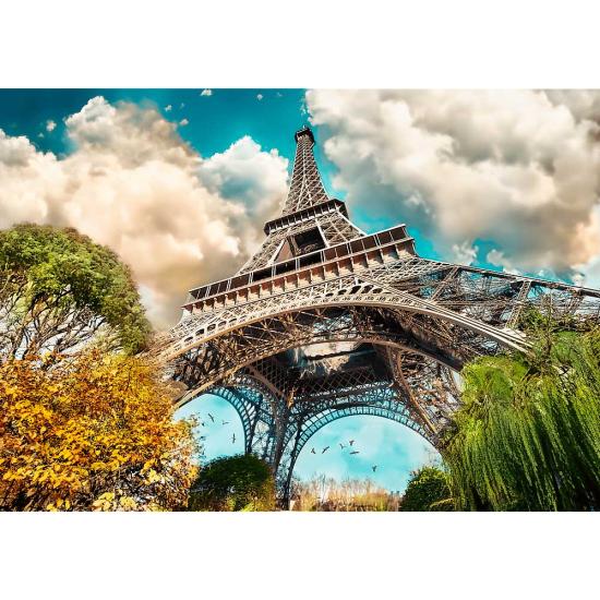 Puzzle Trefl Torre Eiffel Em Paris, França de 1000 Peças