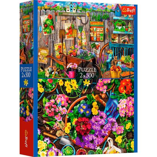 Puzzle Trefl Trabalhar no Jardim 2x500 Peças