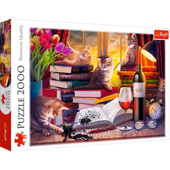 Puzzle Trefl Noite do Gato 2.000 peças
