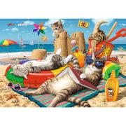 Puzzle Trefl Feriados Felinos de 1000 Peças