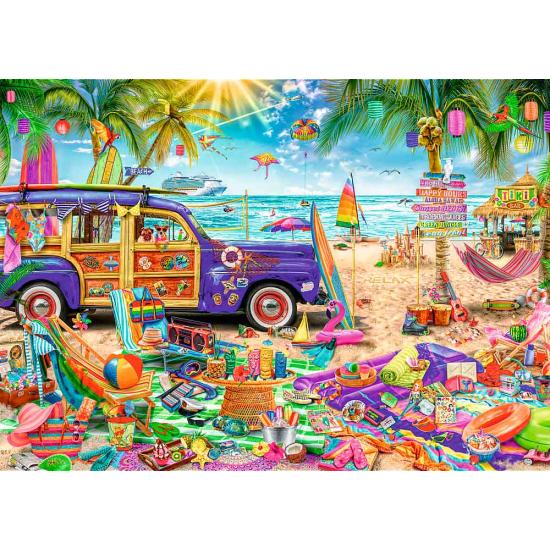 Puzzle Trefl Férias Tropicais de 2000 peças Puzzle Trefl Férias Tropicais de 2000 peças