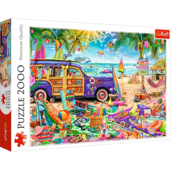 Puzzle Trefl Férias Tropicais de 2000 peças Puzzle Trefl Férias Tropicais de 2000 peças