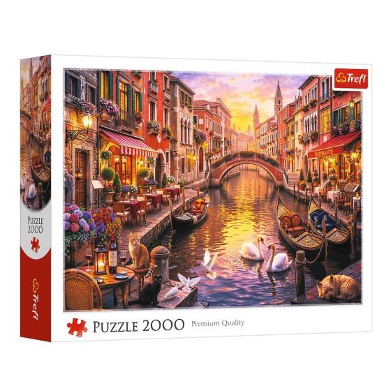 Puzzle Trefl Veneza Romântica de 2000 peças