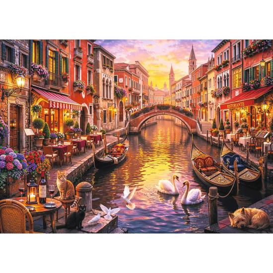 Puzzle Trefl Veneza Romântica de 2000 peças