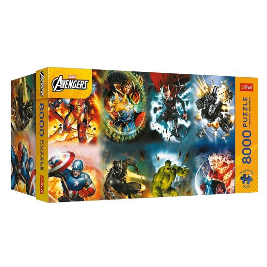 Puzzle Trefl Vingadores Lendas Em Ação de 8000 Pçs