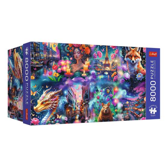 Puzzle Trefl Mundo Colorido de 8000 Pçs