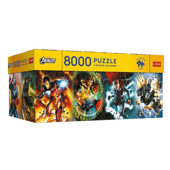 Puzzle Trefl Vingadores Lendas Em Ação de 8000 Pçs