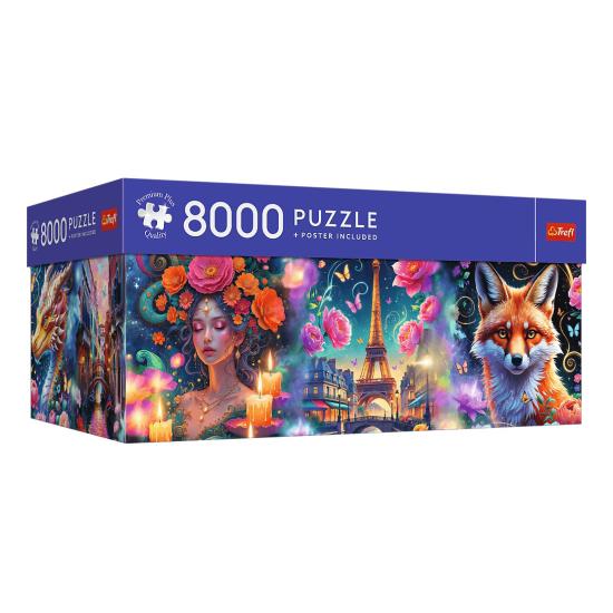 Puzzle Trefl Mundo Colorido de 8000 Pçs