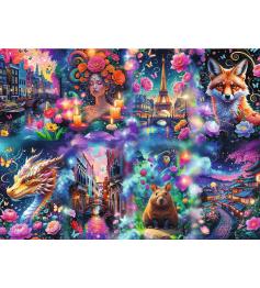 Puzzle Trefl Mundo Colorido de 8000 Pçs