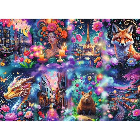 Puzzle Trefl Mundo Colorido de 8000 Pçs